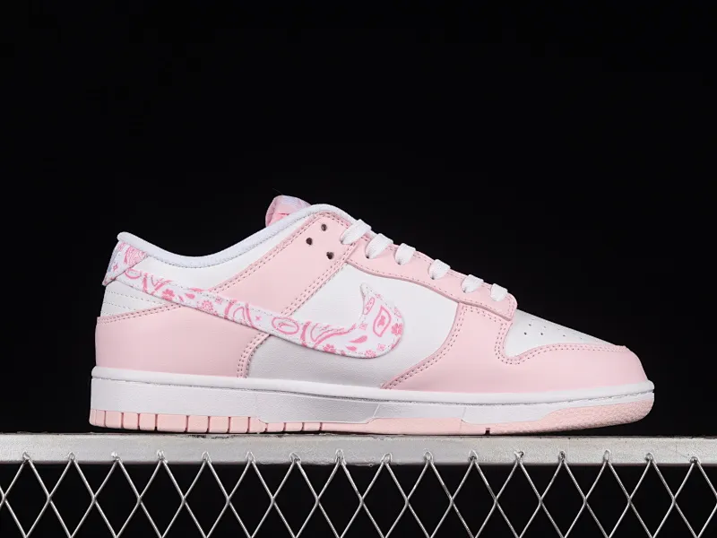 All categories Nk SB Dunk series Nk SB Dunk Low low-top sneakers Nk Dunk Low "Pink Paisley" Sakura pink SB low-top sports and leisure sneakers FD1449-100